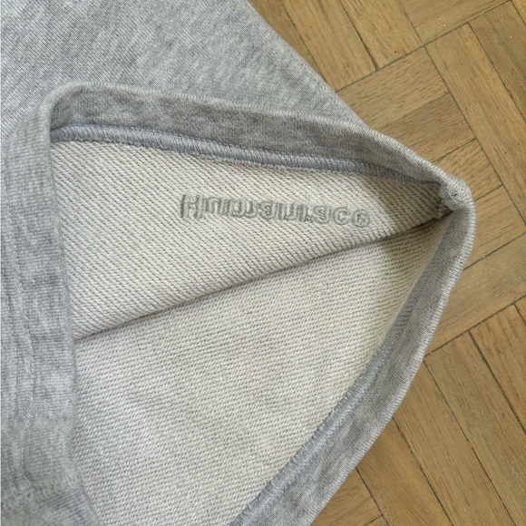 adidas x Pharrell Williams Humanrace basics short in heather light grey - Picture 12 of 16